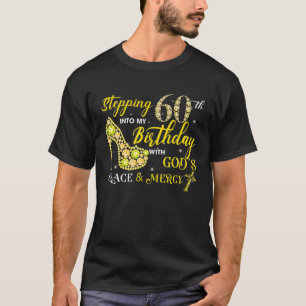 Camiseta Passando para o meu 60º aniversário com a graça