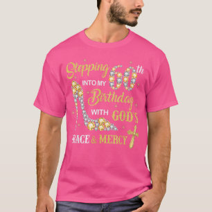 Camiseta Passando para o meu 60º aniversário com a Graça de