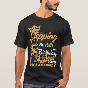 Camiseta Passando Para O Meu 79º Aniversário Com Deuses Gra