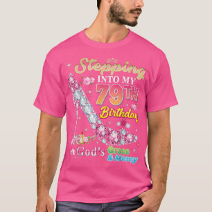 Camiseta Passando Para O Meu 79º Aniversário Com Deuses Gra