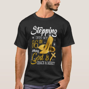 Camiseta Passando Para O Meu 86º Aniversário Com Deuses Gra