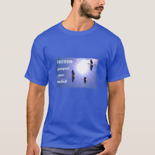 Camiseta Passaporte de Liberdade (escuro)