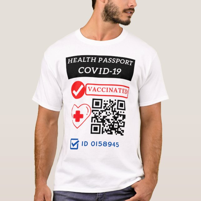 Camiseta passaporte sanitário (Frente)