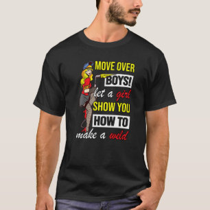 Camiseta Passar Sobre Os Rapazes Fazer Uma Soldadura De Mul