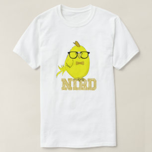 Camiseta Passarinho Amarelo Fofo Nerd