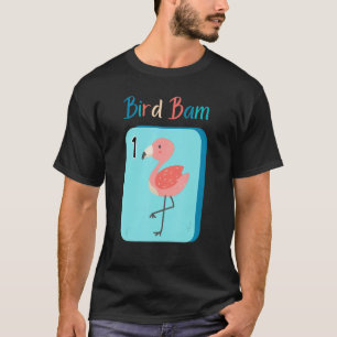 Camiseta Passarinho Bam Mahjong Diversão Flamingo  para Jog