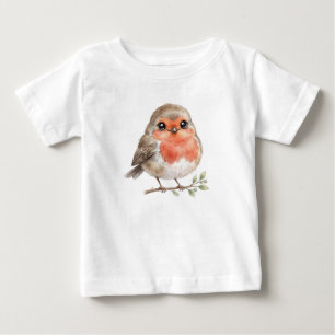 Camiseta Passarinho da Floresta-Robin Fofo