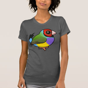 Camiseta Passarinho de Gouldian