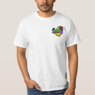 Camiseta Passarinho de Gouldian