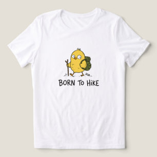 Camiseta Passarinho Engraçado de Quadrinhos de Caminhada