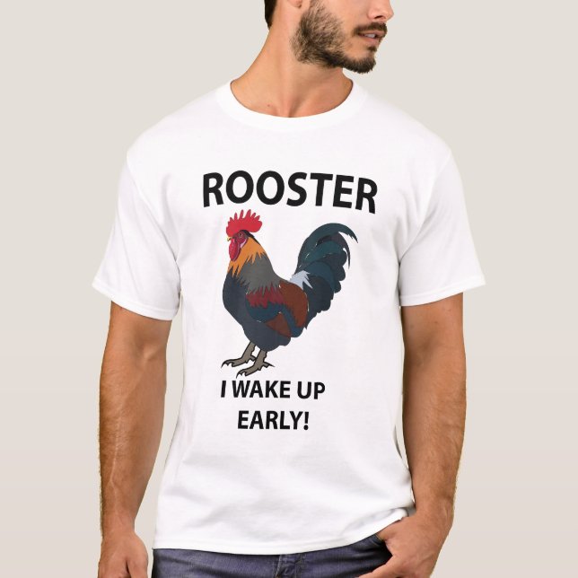 Camiseta Passarinho Galo Engraçado  (Frente)