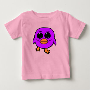 Camiseta Passarinho Roxo Kawaii
