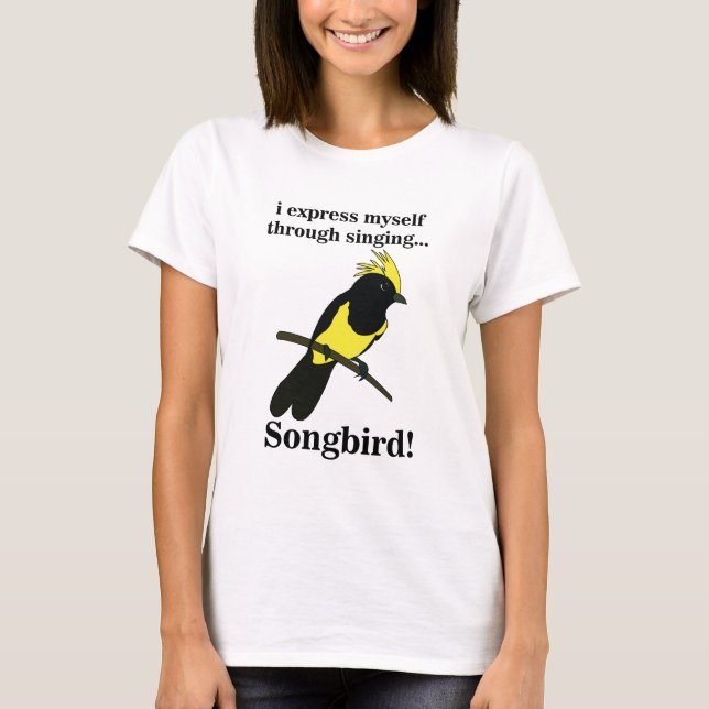 Camiseta Passarinho Tit Bird Engraçado Passarinho Observaçã (Frente)