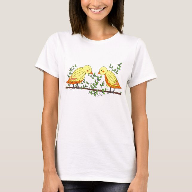 Camiseta Passarinhos Lá em Cima na Árvore (Frente)