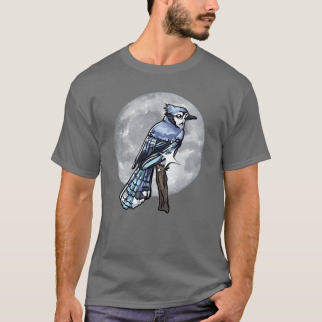 Camiseta Pássaro a observar o ornitólogo Bird Lover vint (Frente)