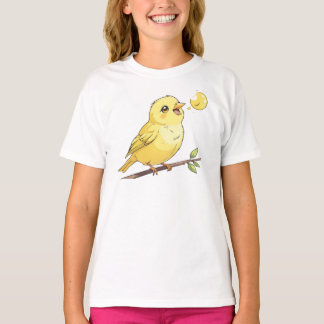 Camiseta Pássaro Amarelo-Cinto