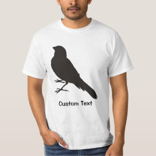 Camiseta Pássaro amarelo ereto