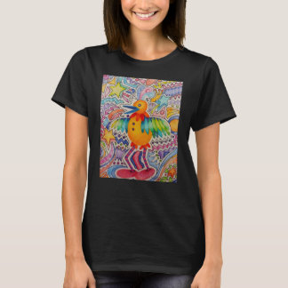 Camiseta Pássaro Amarelo Grande