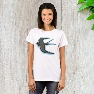 Camiseta Pássaro Andorinha Voando