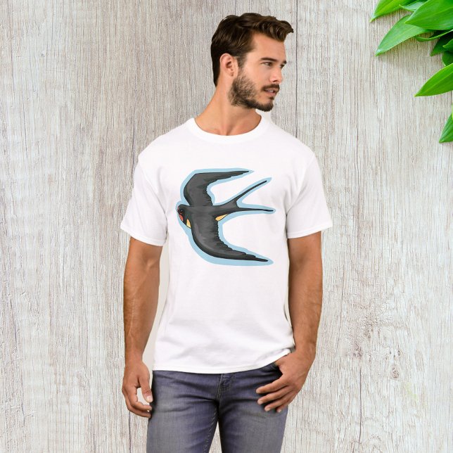 Camiseta Pássaro Andorinha Voando (Criador carregado)
