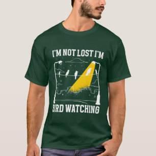 Camiseta Pássaro assistindo a garota do pássaro bonito