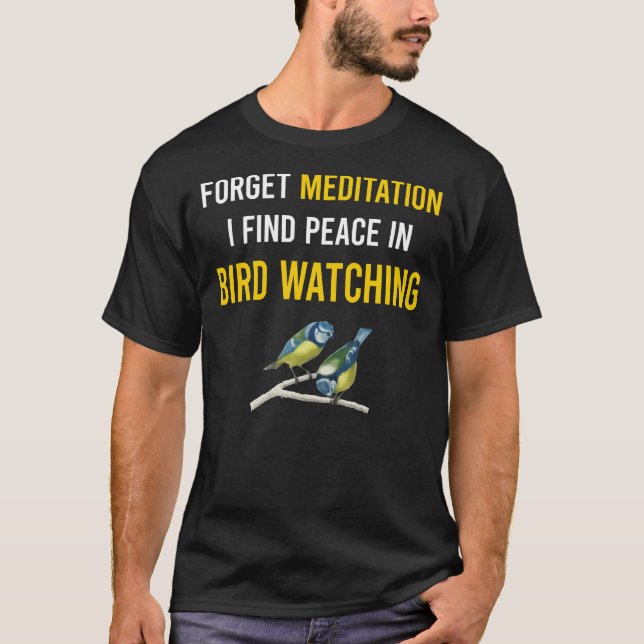 Camiseta Pássaro Assistindo Birdwatcher Ornithology (Frente)