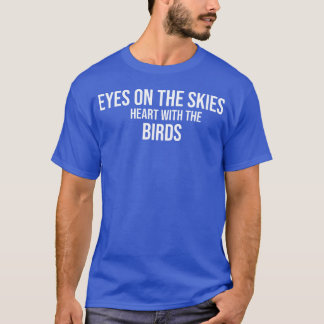 Camiseta Pássaro assistindo pássaro observando o pássaro pr