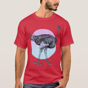 Camiseta Pássaro avestruz
