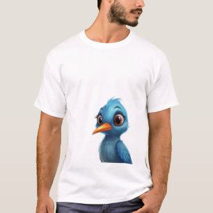 Camiseta Pássaro azul