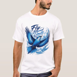 Camiseta pássaro azul