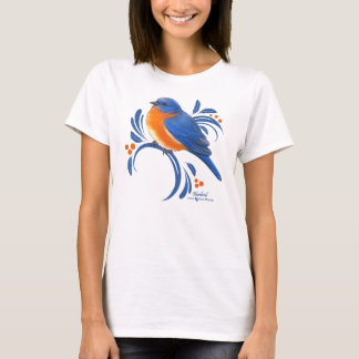 Camiseta Pássaro Azul
