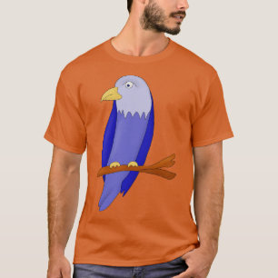 Camiseta Pássaro azul em um galho