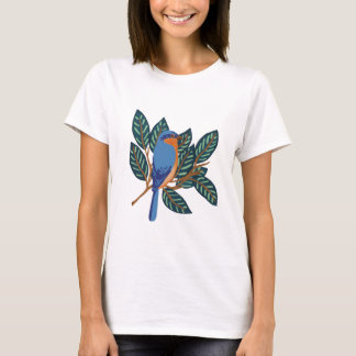 Camiseta Pássaro azul oriental