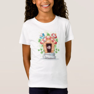 Camiseta Pássaro Bonito Na Banheira