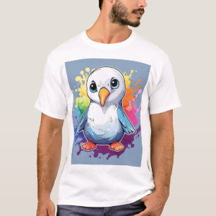Camiseta Pássaro branco
