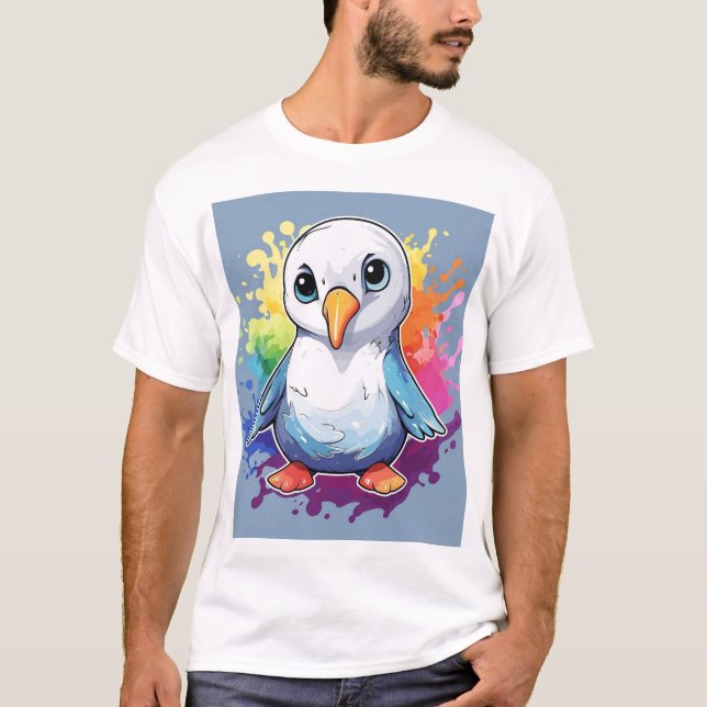 Camiseta Pássaro branco (Frente)