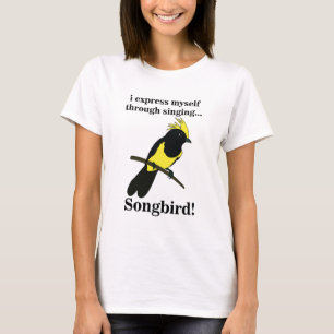 Camiseta Pássaro Canino Tit Bird Engraçado