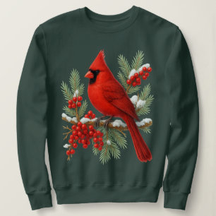 Camiseta Pássaro Cardinal Vermelho Antigo Clássico Pássar