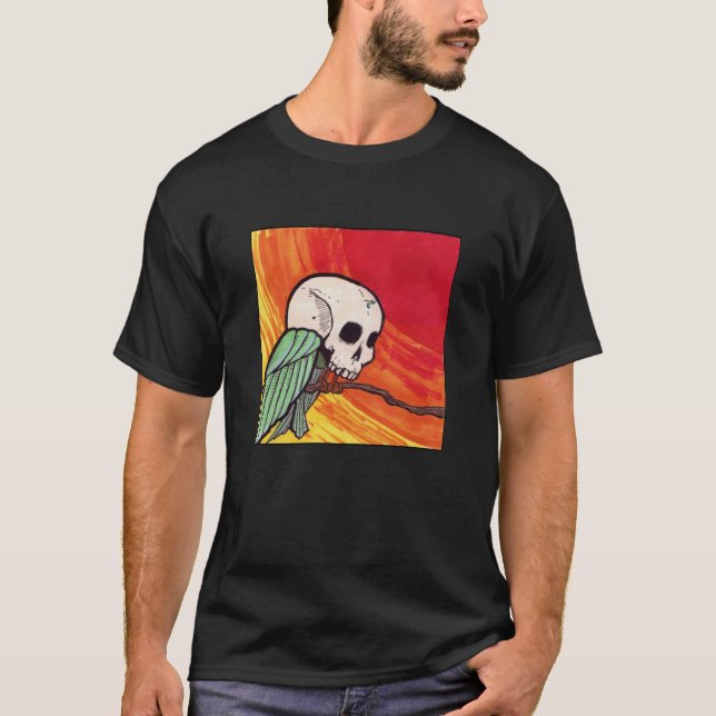 Camiseta Pássaro Caveira à Luz do Sol (Frente)