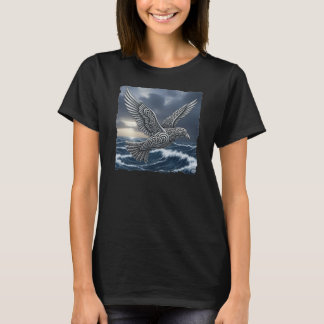 Camiseta Pássaro Céltico sobre o oceano!