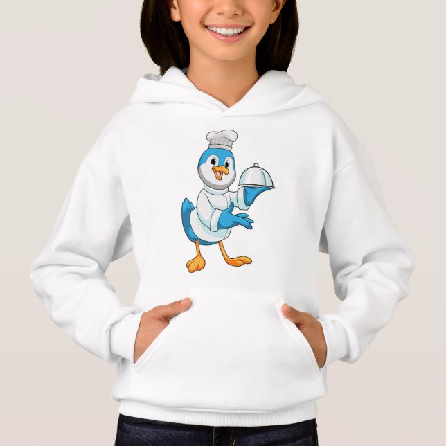 Camiseta Pássaro como cozinheiro com Púltimo (Frente)