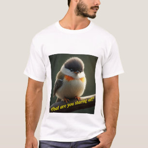 Camiseta Pássaro Cortado