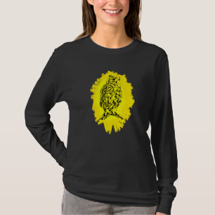 Camiseta Pássaro Coruja De Pica Garra Pássaros Coloridos An