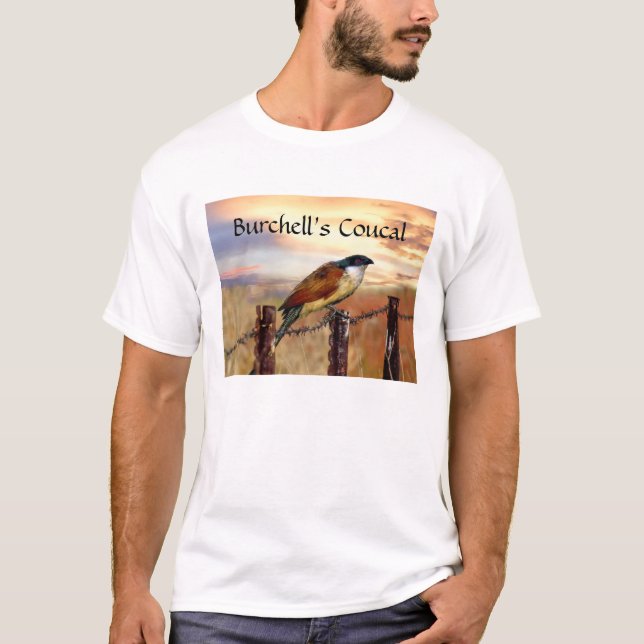 Camiseta Pássaro Cucal de Burchell (Frente)