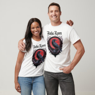 Camiseta Pássaro da Coroa Negra - T-Sh Místico e Majestoso