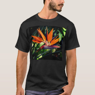 Camiseta Pássaro da flor do paraíso.