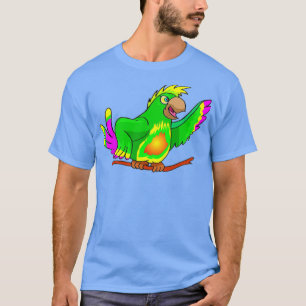 Camiseta Pássaro de Conversação de Papagaio
