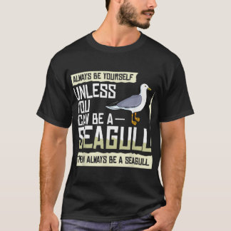 Camiseta Pássaro de Gaivota do Mar do Seagull