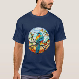 Camiseta Pássaro de Kingfisher de Vidro Doce