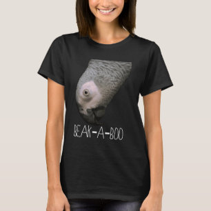 Camiseta Pássaro de Papagaio-Cinza Africano